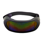 Full Color Luminous Glasses Bluetooth Full Color Dynamic Blinds Glasses Party Cheering Props 10