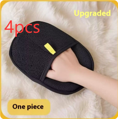 Pet Hair Remover Mitt Pet Hair Remover Gloves Deshedding Brush Glove For Dog Cat Rabbit With Long Short Curly Hair 19