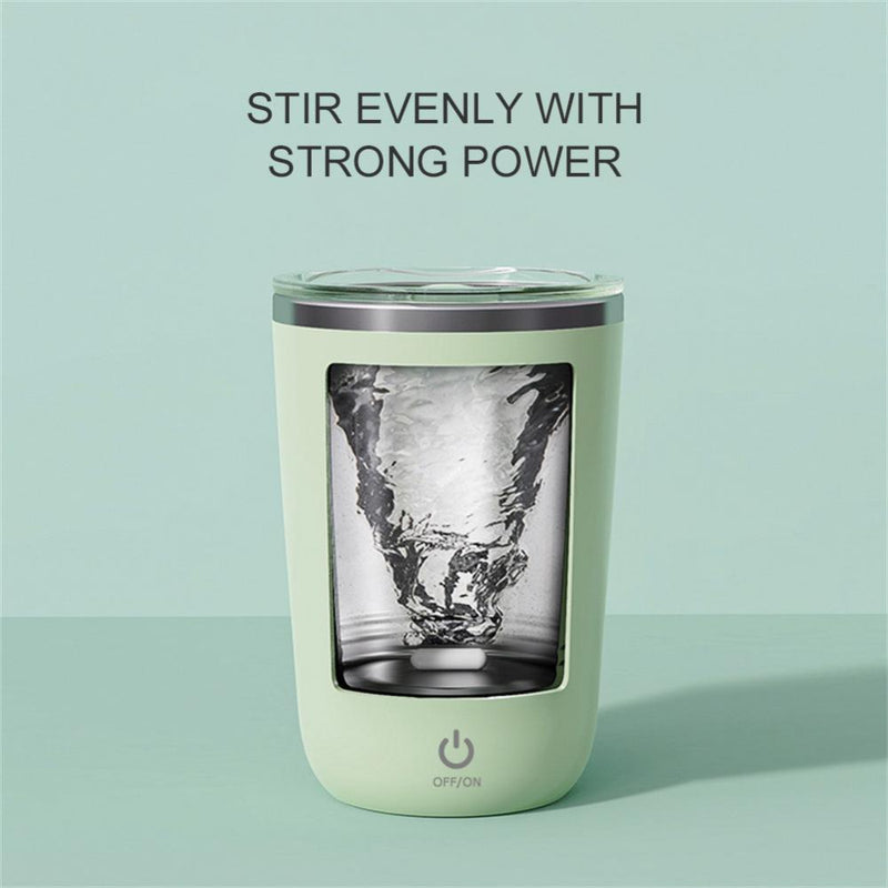 350ml Automatic Self Stirring Mug Coffee Milk Juice Mixing Cup Electric Stainless Steel Lazy Rotating Mug Magnetic Stirring Cup Kitchen Gadgets 4