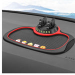 Non-Slip Car Phone Pad For 4-in-1 Car Parking Number Card Anti-Slip Mat Auto Phone Holder Sticky Anti Slide Dash Phone Mount 13