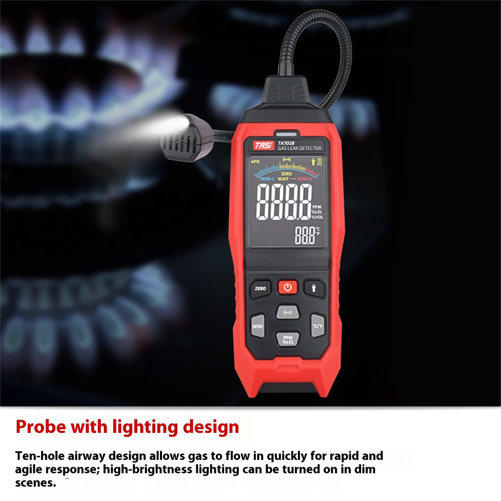 Portable Combustible Gas Leak Detector Made Of Plastic