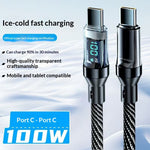 120W Digital-display Fast-charging Cable With Smart Power-off Feature 6