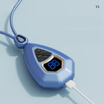 Smart Neck Massager Heating EMS Pulse Neck Massage Apparatus Heat Electric Mini Back Body Massager Cervical Vertebra Pain Relief 2