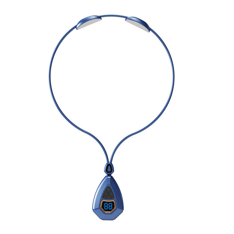 Smart Neck Massager Heating EMS Pulse Neck Massage Apparatus Heat Electric Mini Back Body Massager Cervical Vertebra Pain Relief 9