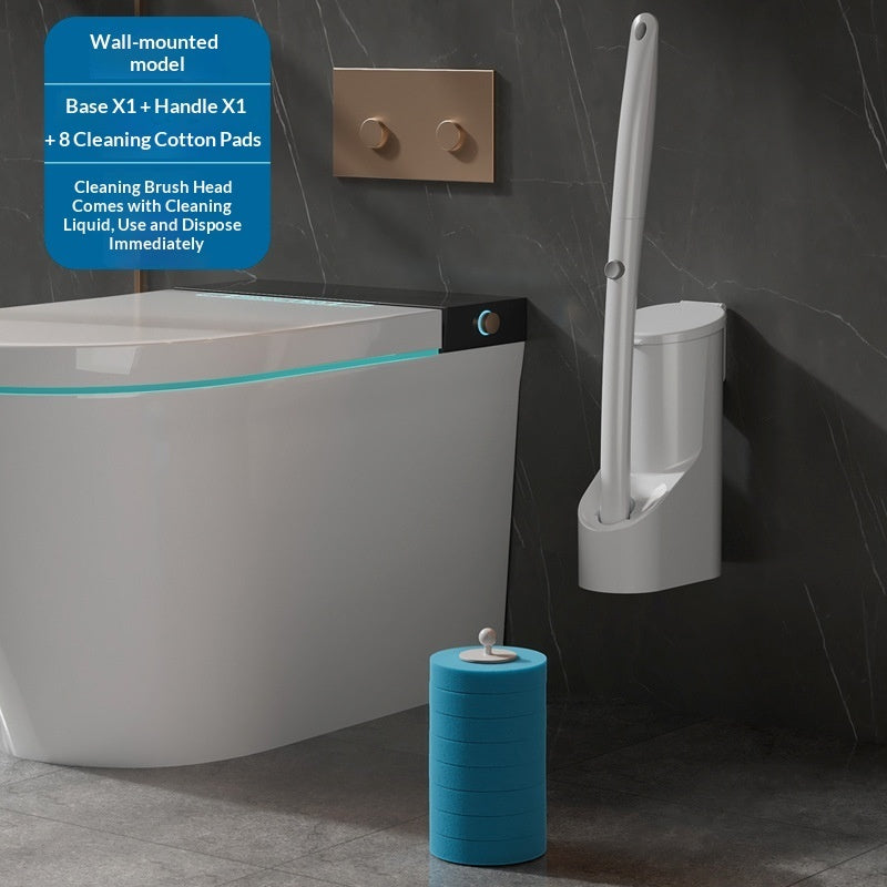 Disposable Replacement Head Toilet Cleaning Brush 4