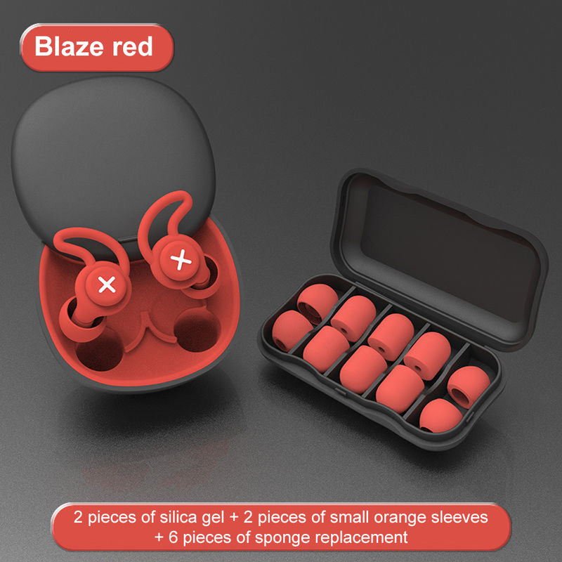 Anti-noise Sleep Silicone Earplugs 8