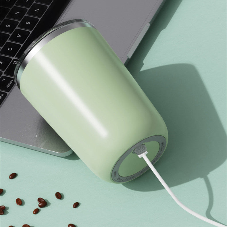 350ml Automatic Self Stirring Mug Coffee Milk Juice Mixing Cup Electric Stainless Steel Lazy Rotating Mug Magnetic Stirring Cup Kitchen Gadgets 7