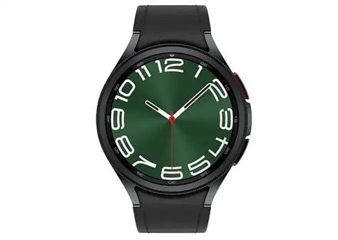 Men’s Smartwatch with Green Dial | Elegant Black Strap